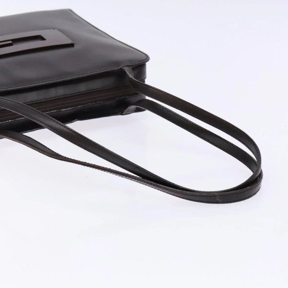 GUCCI Shoulder Bag Patent leather Dark Brown - Picture 7 of 16